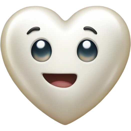pearl heart  emoji