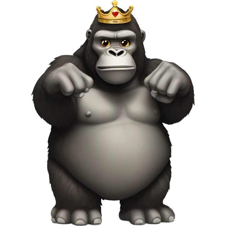King Kong WITH LOVE HEART HANDS emoji