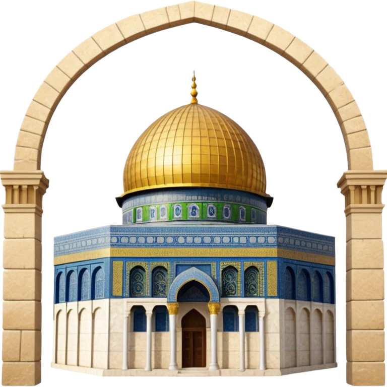 Dome of the rock, Palestine emoji