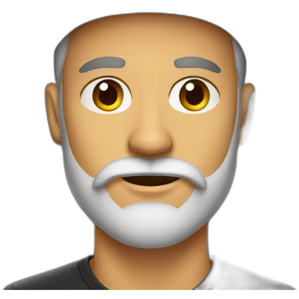 Man beard and hat emoji