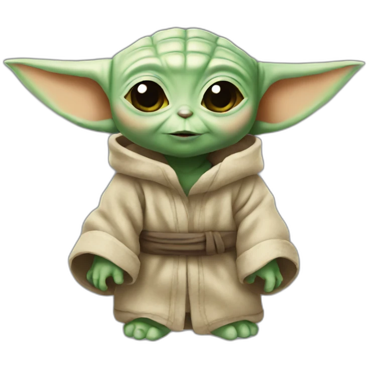 Baby yoda cute emoji
