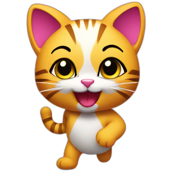 zumba kitty emoji