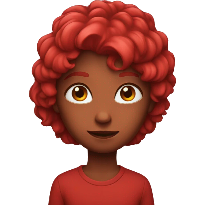 Red hsnd emoji