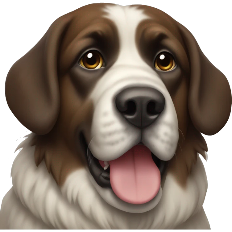 St bernath dog  emoji