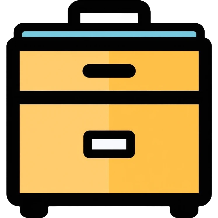 filing cabinet for organization emoji