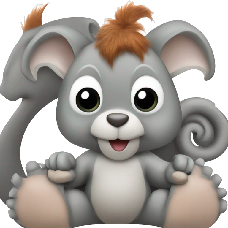 squirrel with elephant body emoji