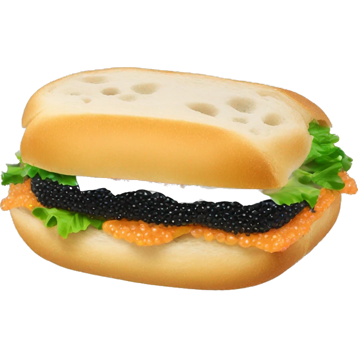Caviar sandwhich emoji