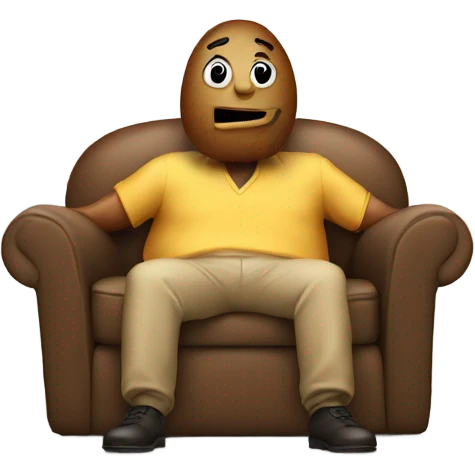 Couch potato emoji