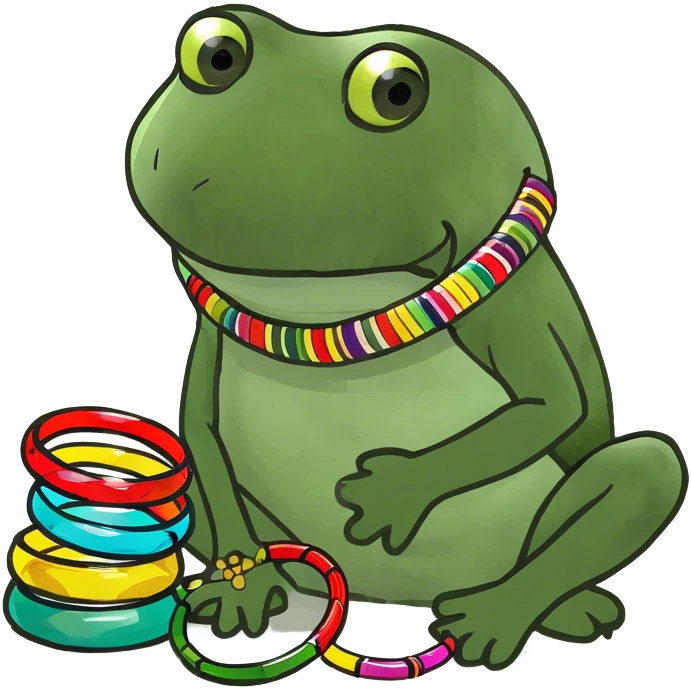 colorful glass bangles in the bangles stand emoji