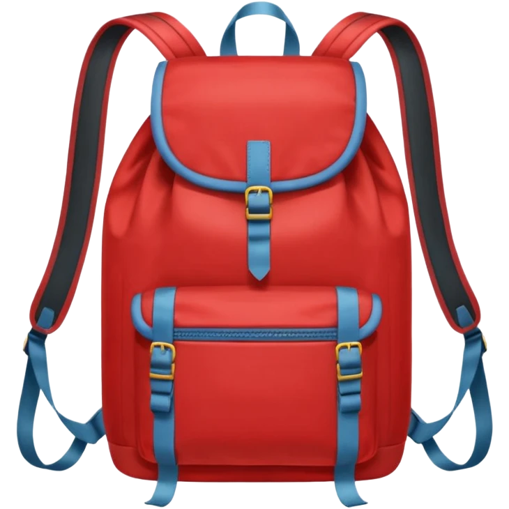 red backpack emoji