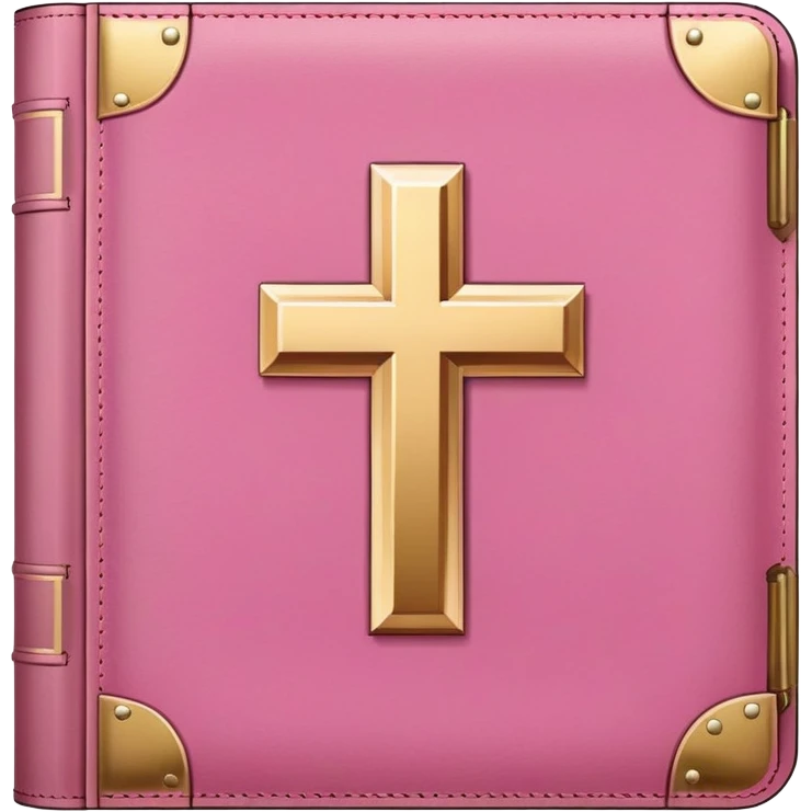 Pink bible emoji