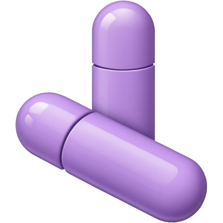 lilac pill emoji