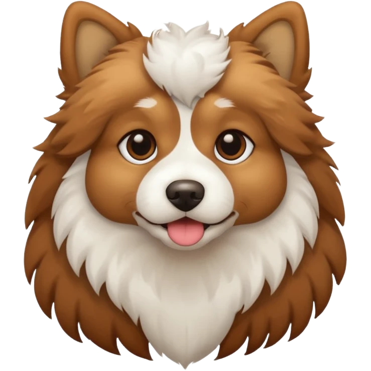 Cachorro peludinho emoji
