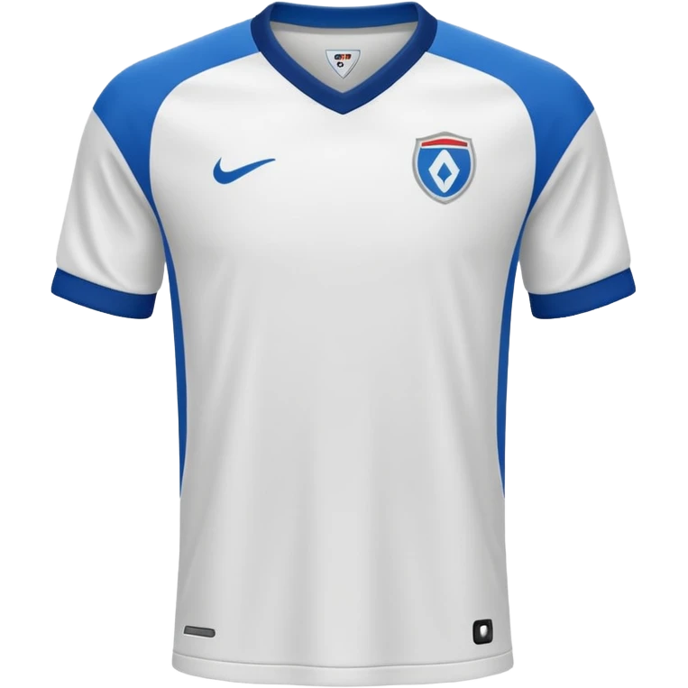 White soccer jersey emoji
