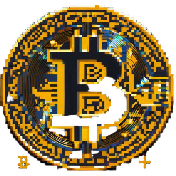 Bitcoin gold coin with B symbol emoji