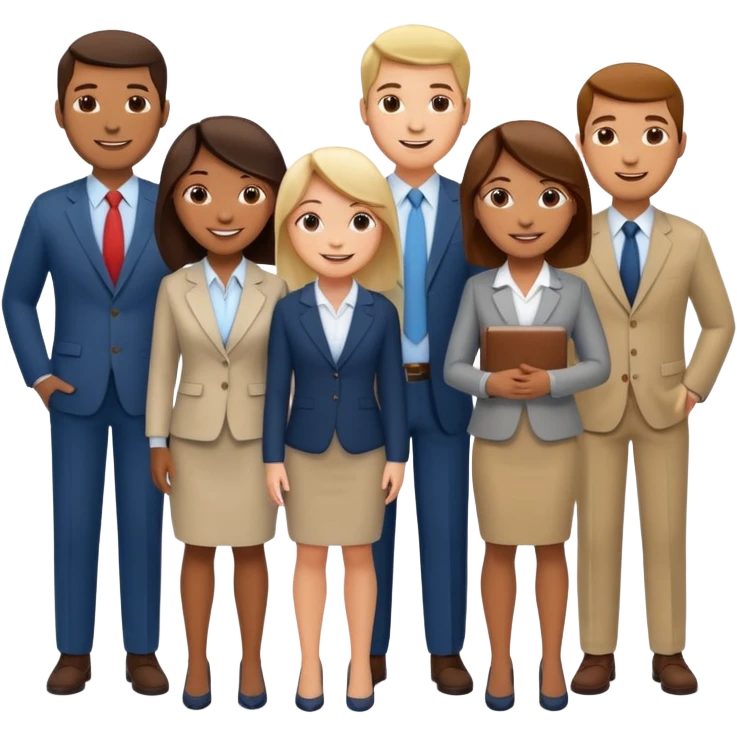 equipo empleados oficina emoji