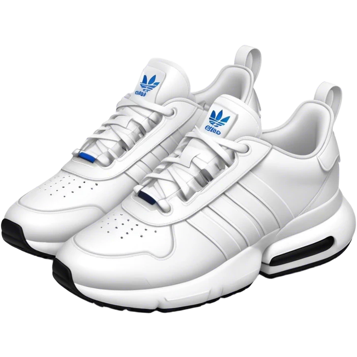 adidas shoes with airpods emoji