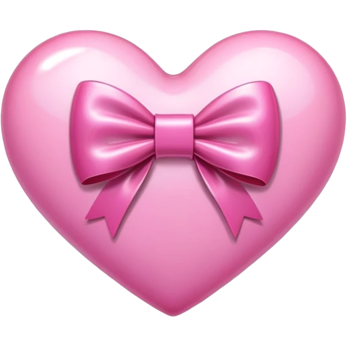 pink heart with bow in it  emoji