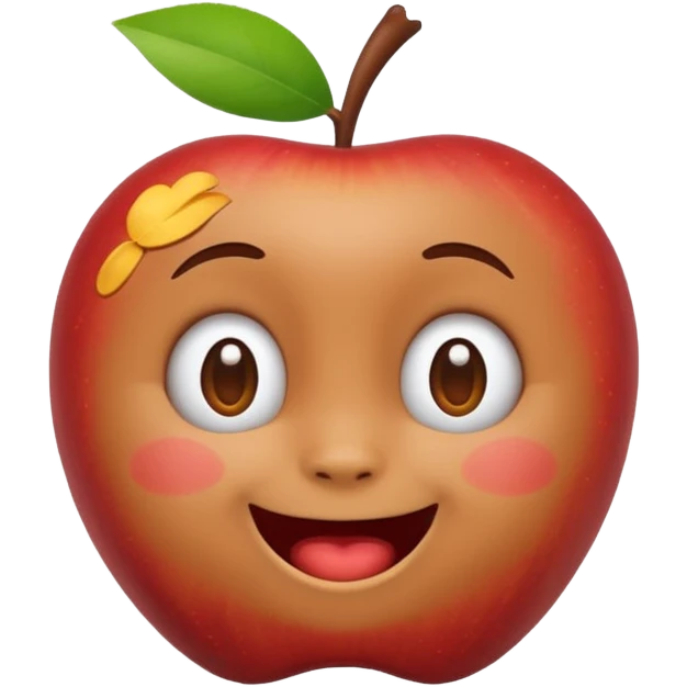 Labubu character as an emoji, simple and expressive, apple style emoji