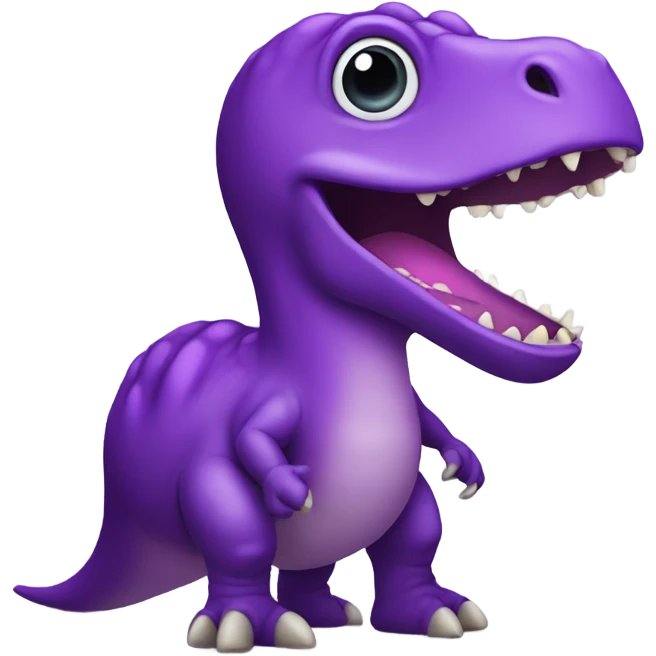 Eggplant dinosaur  emoji