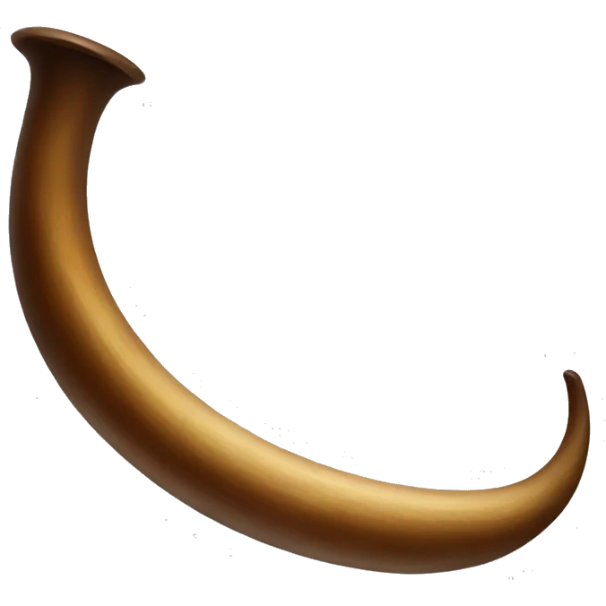 Jewish shofar emoji