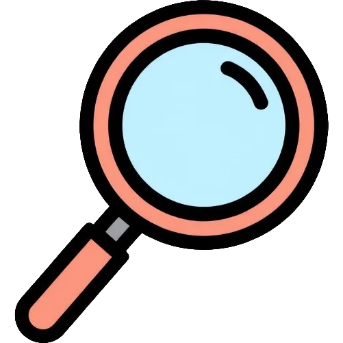 magnifying glass emoji