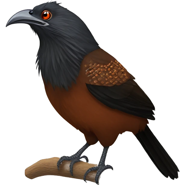 Greater coucal emoji