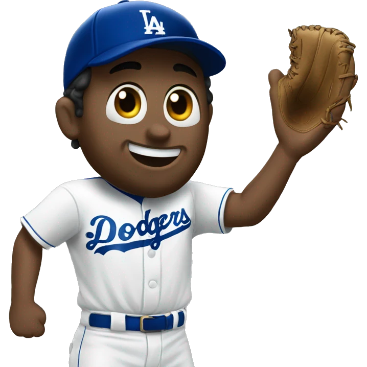 Dodgers heart emoji