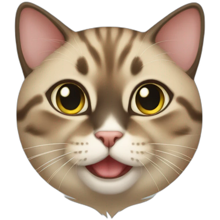 down syndrome cat emoji