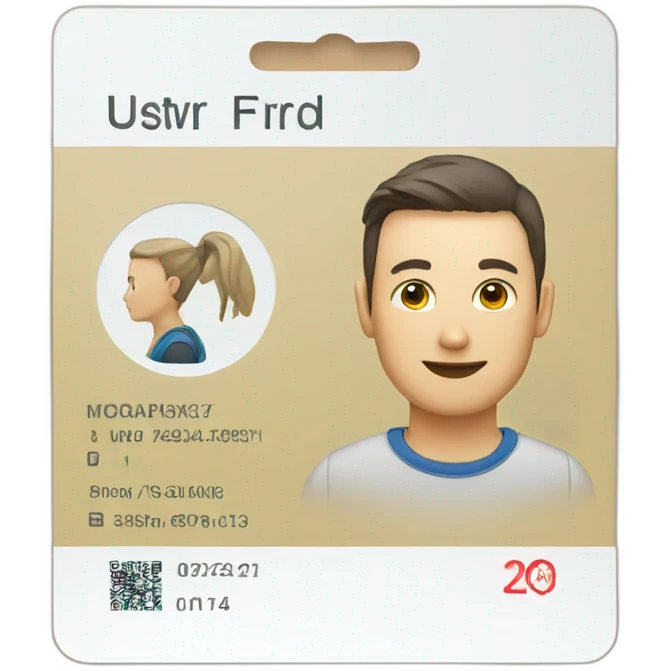 user id card emoji