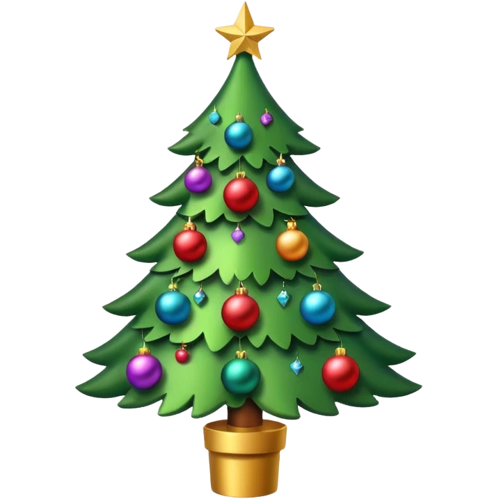 Christmas tree emoji