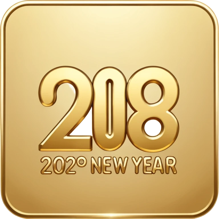 happy new year 2026 logo emoji