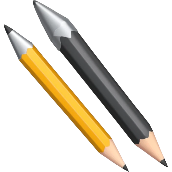 Black pencil emoji emoji