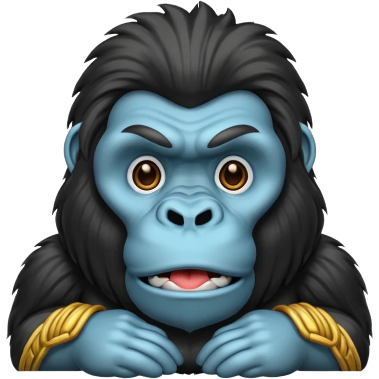long haired gorilla emoji