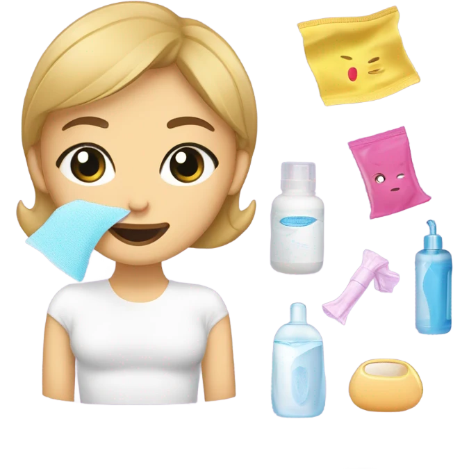 Women higiene emoji