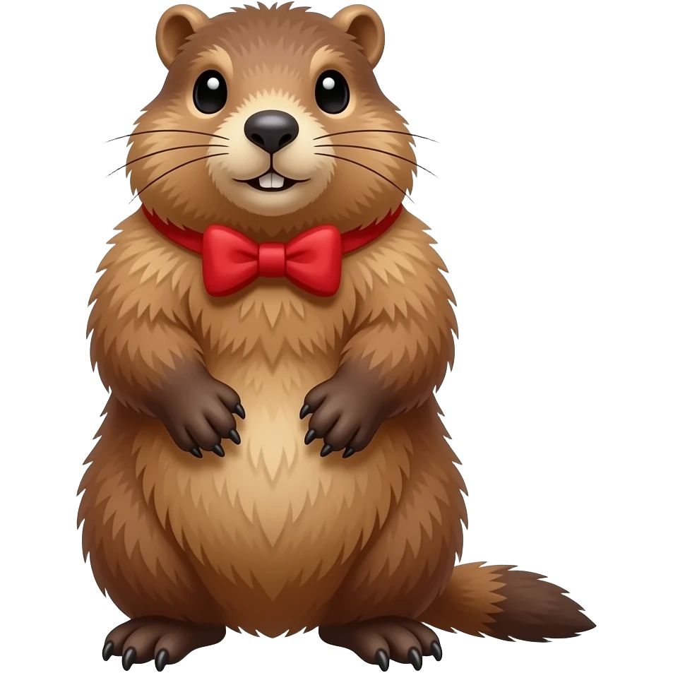 Vancouver Island Marmot without bow emoji