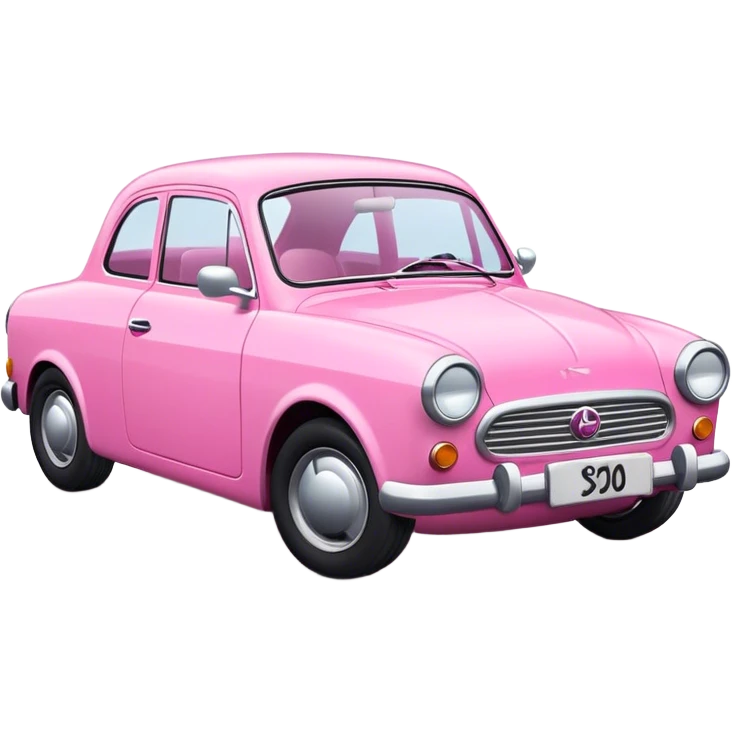 Pink car emoji