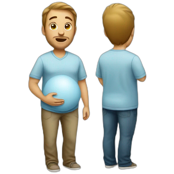Pregnant man tone 5 emoji