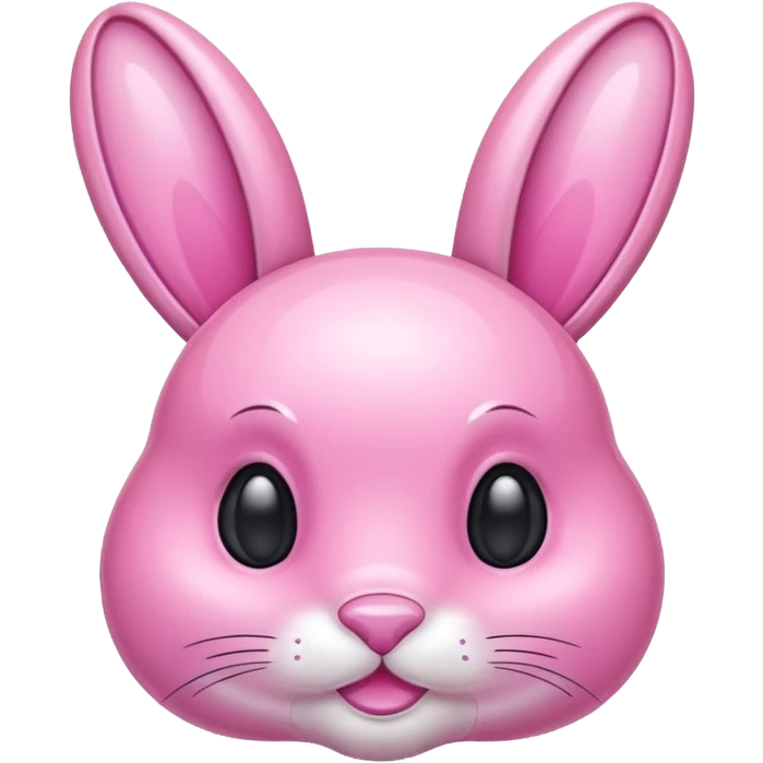 crystal bunny pink emoji