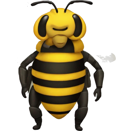 soldier bee emoji