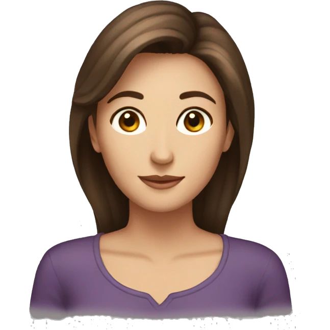 brown hair brown eyed 51 year old female who likes butterflies emoji