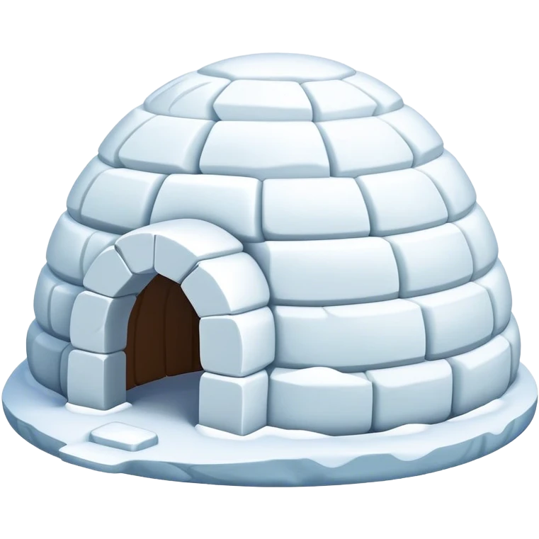 Snow igloo emoji