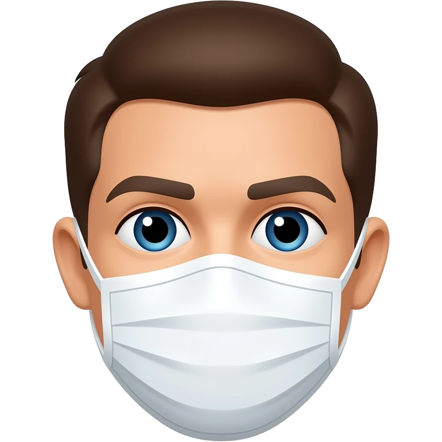 change the mask to white emoji