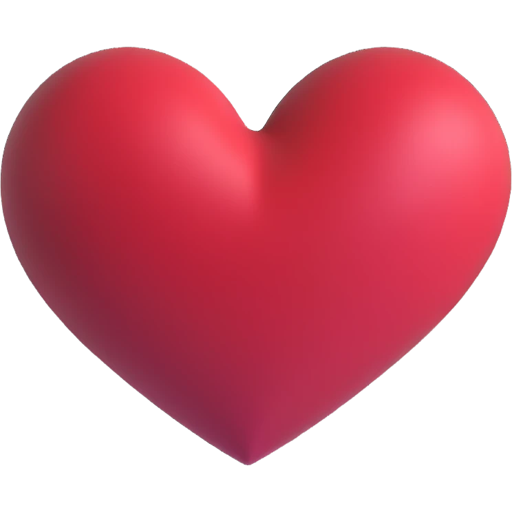 red burgundy heart emoji