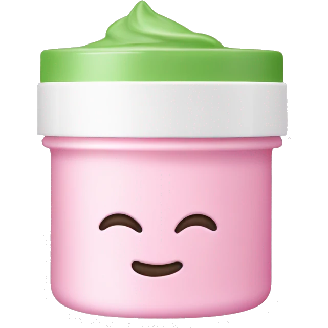 Pink hand cream emoji
