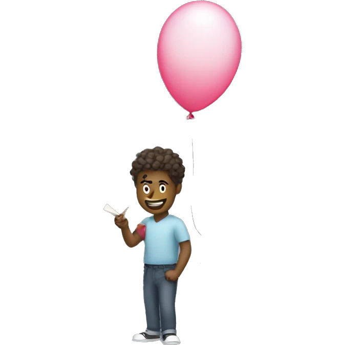 Write LOCA with balloon  letters emoji