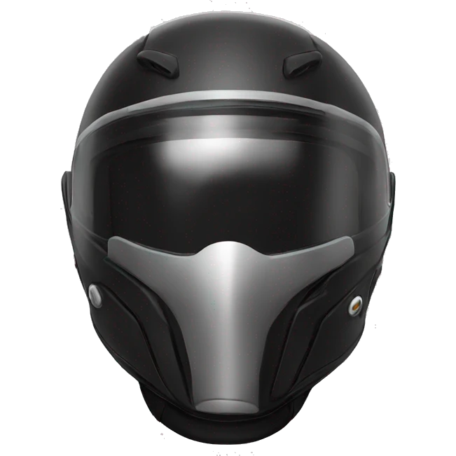 A full-face helmet specifically designed for motorcycle riding
 emoji