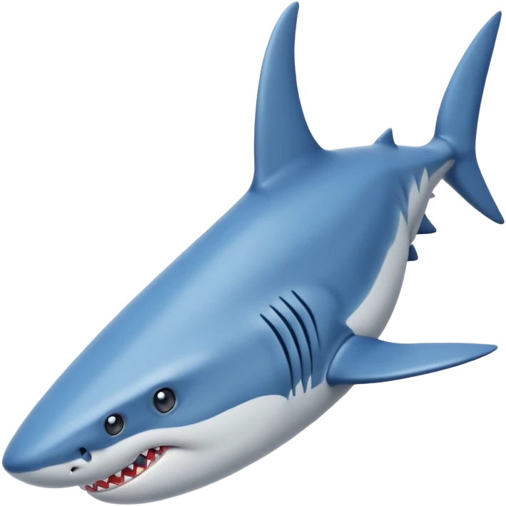 shark with blue shoes emoji