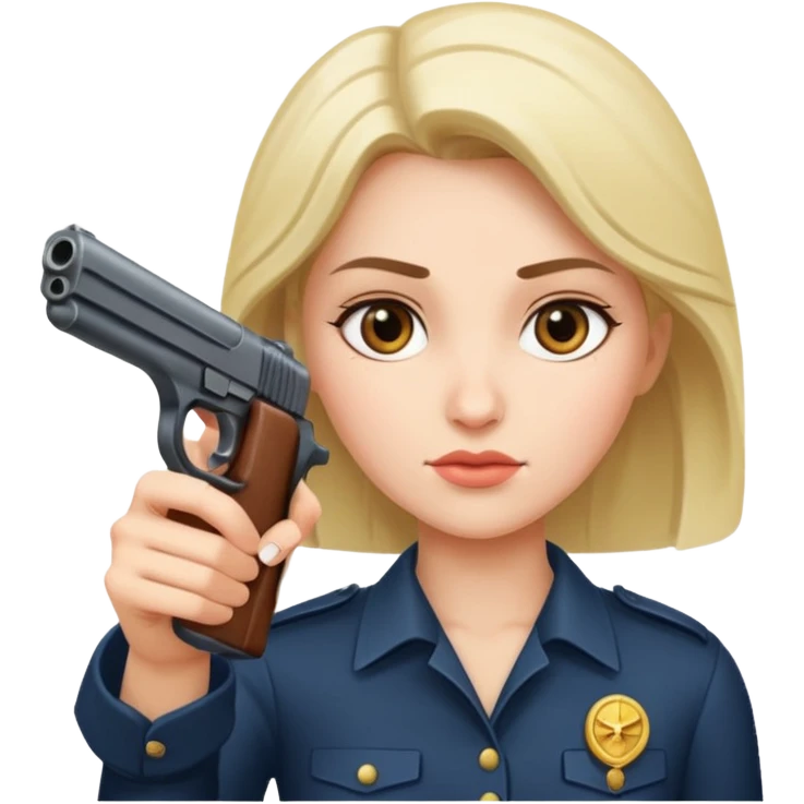 women up at gun point  emoji