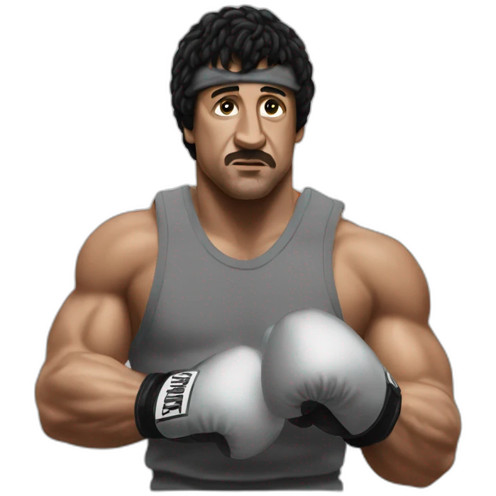 Rocky balboa emoji
